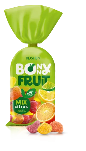 Roshen Bonny Fruit Citrus Mix 18x200g