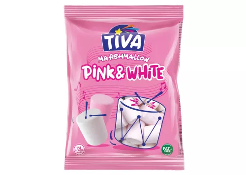 Tiva Marshmallow Pink & White 4x12x60g