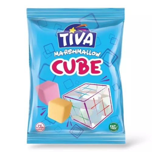 Tiva Marshmallow Cube 12x140g