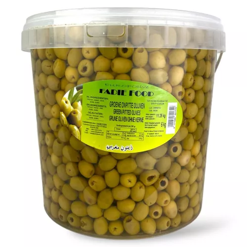 Fadie Food Green Unpitted Olives 11.5kg